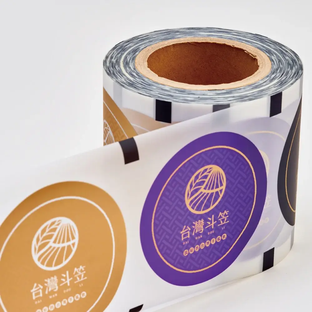 Vista detalhada da película de vedação fosca