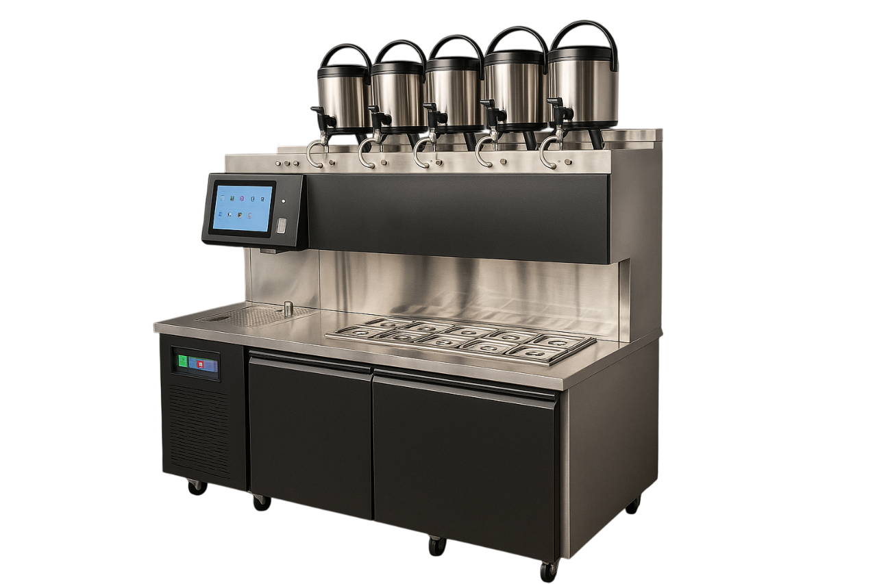 Estação de bebidas inteligente de chão PH-AB180