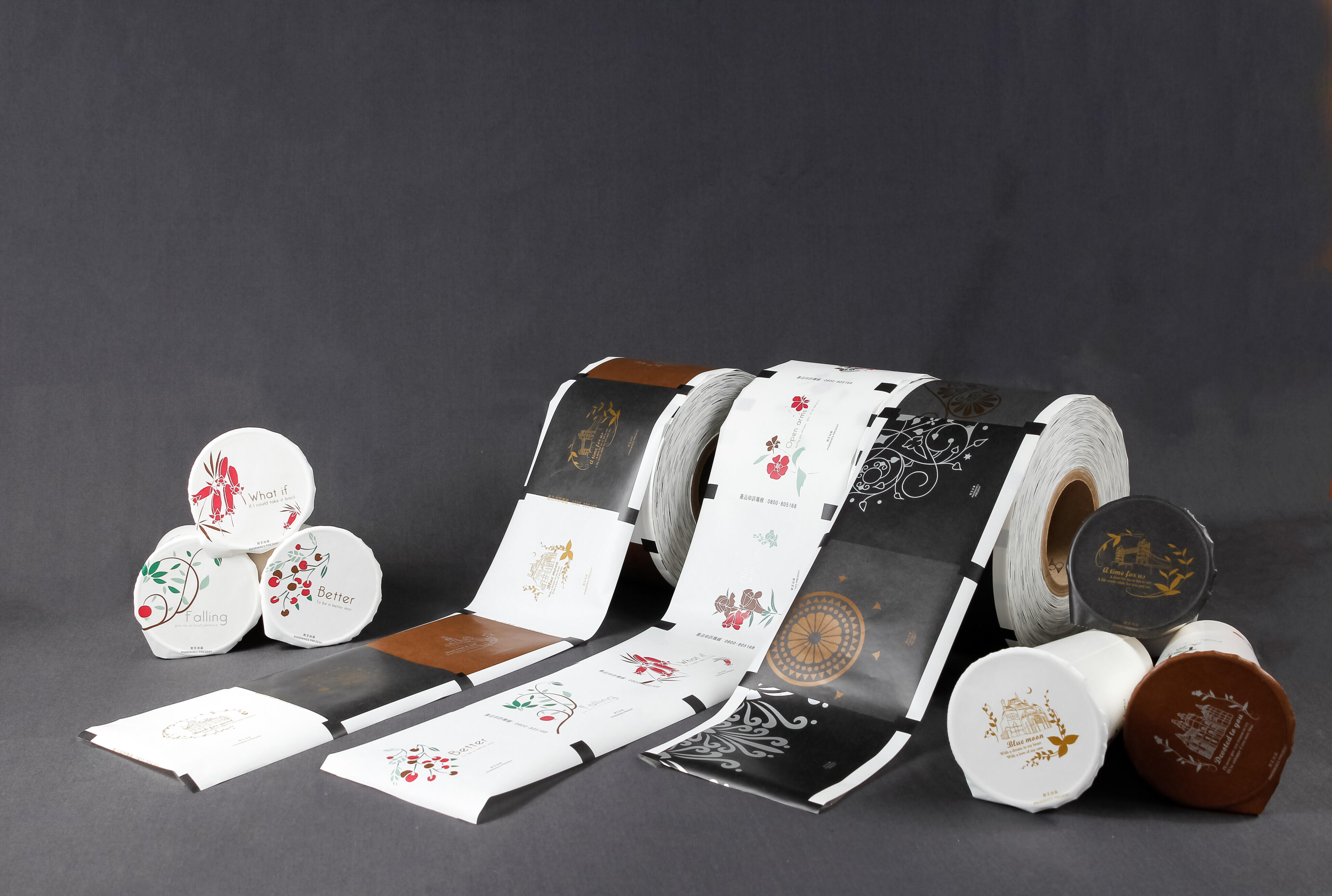 Embalagem com filme de vedação 1